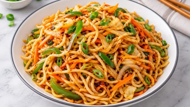 SCHEZWAN STYLE NOODLES.