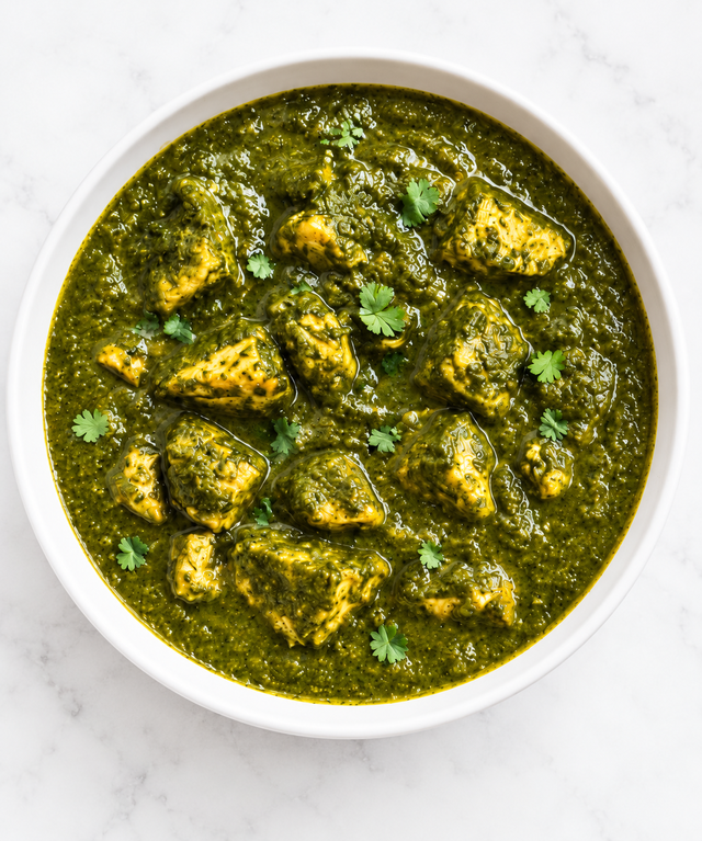 SAAG CHICKEN.