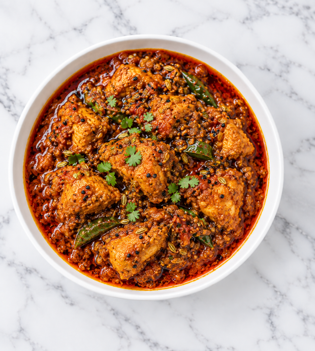 ACHARI CHICKEN MASALA.