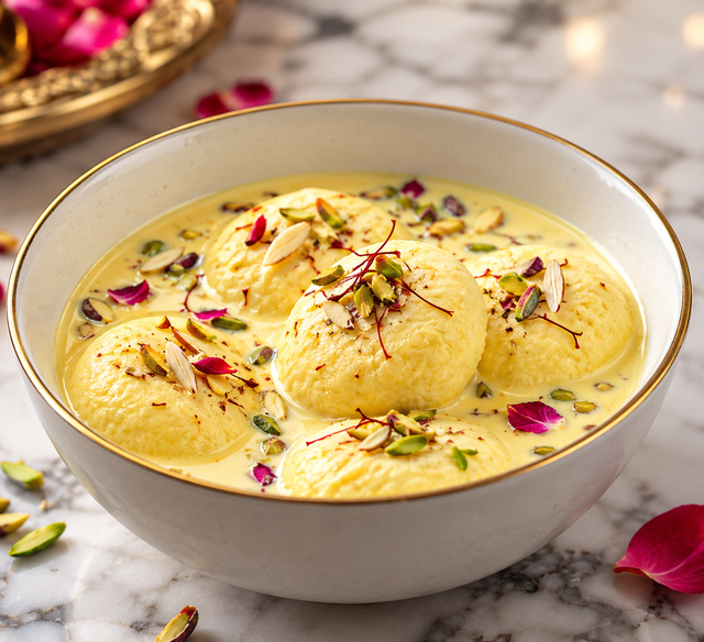 Kesar Rasmalai.