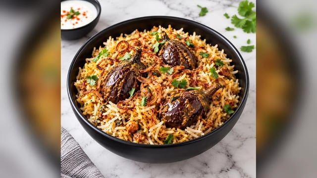 GUTTI VANKAYA PULAO.