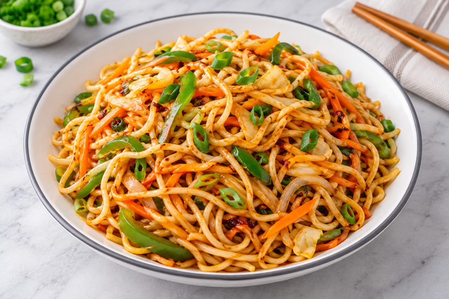 SCHEZWAN STYLE NOODLES.