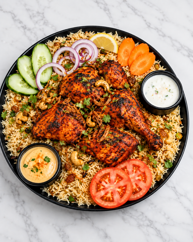 TANDOORI CHICKEN MANDI.
