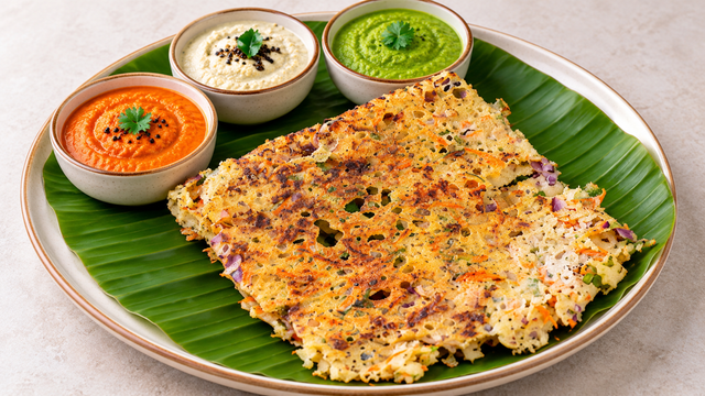 Onion Rava Dosa.