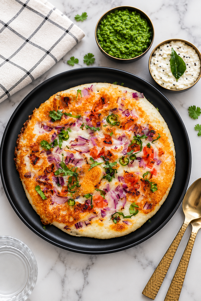Vegetable Uttapam.