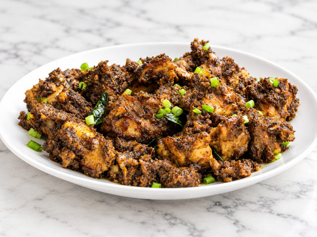 PEPPER CHICKEN ROAST.