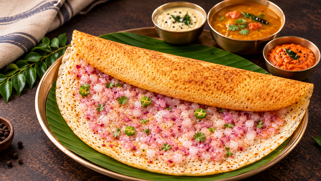 Onion Dosa.