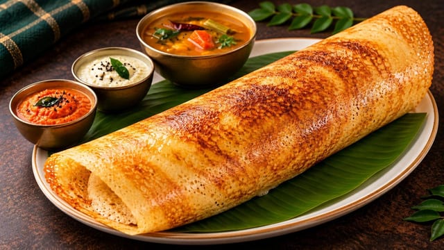 Ghee Roast Dosa.
