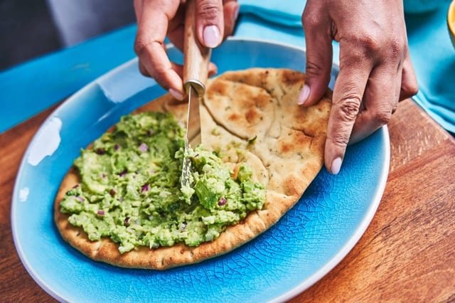 Avacado Naan.
