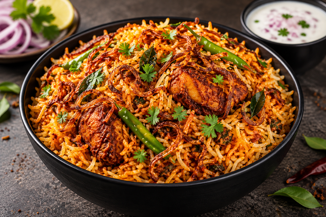 GOAT DUM BIRYANI.