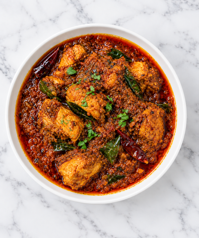 ANDHRA CHICKEN CURRY.