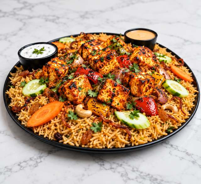TANDOORI PANEER TIKKA MANDI.