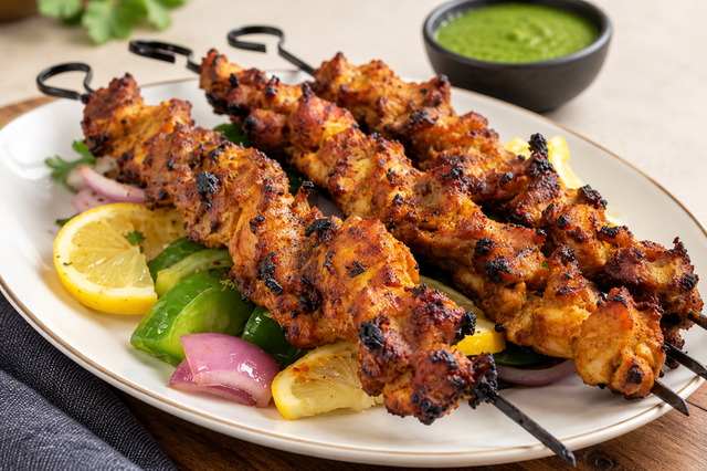 ACHARI CHICKEN KEBAB.