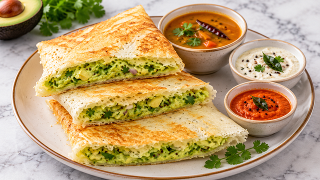 Avocado Dosa.