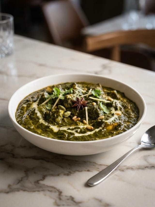 Saag Paneer.