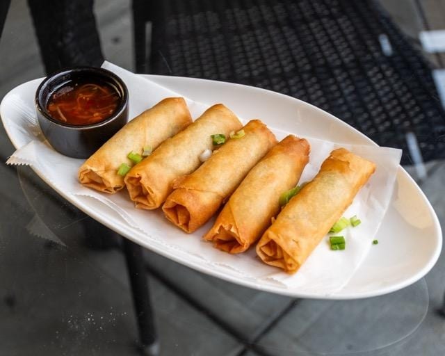 Vegetable Spring Rolls.