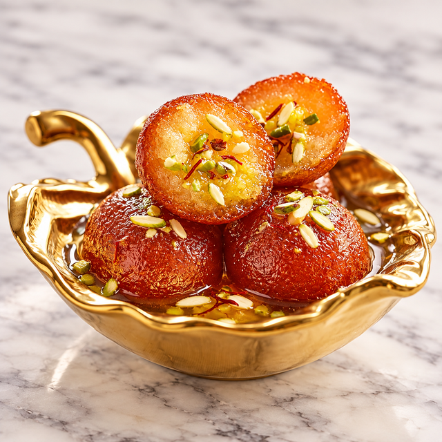 Shahi Gulab Jamun.