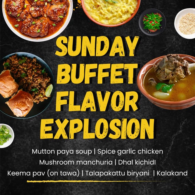 ✨ SATURDAY & SUNDAY MEGA BUFFET ✨